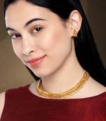 Aheli Traditional Choker Necklace Earring Jewellery Set