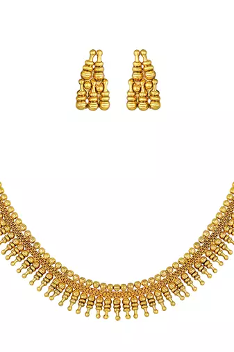 Aheli traditional choker necklace with earring jewellery set