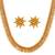 Aheli traditional maharani haar necklace with earrings festive bridal wear jewellery set