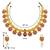 Aheli traditional flower shape kundan fashion necklace earring set