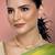 Aheli traditional white pearl traditional choker necklace & earrings jewellery set