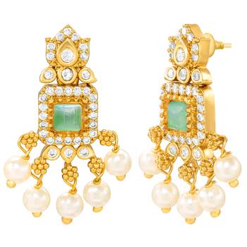 Aheli traditional ethnic necklace earrings set for women 4