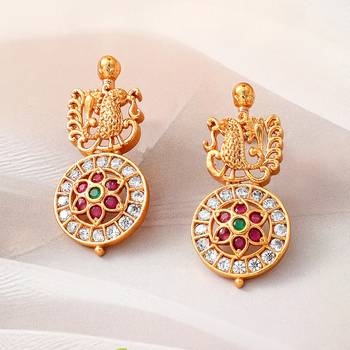 Aheli indian traditional coin tessel long necklace earrings set for women 4