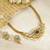 Aheli ethnic necklace earrings set traditional jewelry for women