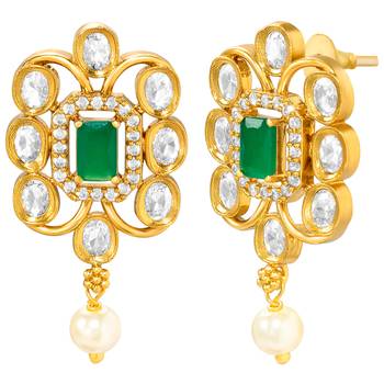 Aheli ethnic necklace earrings set traditional jewelry for women 4