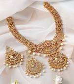 Aheli traditional indian jewelry set for women necklace with earrings set