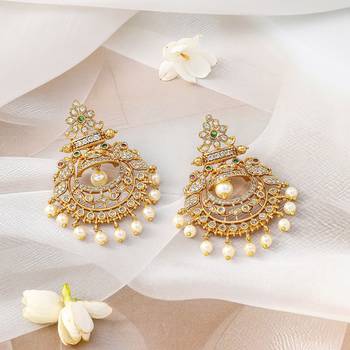 Aheli traditional indian jewelry set for women necklace with earrings set 3