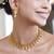 Aheli traditional goddess motif necklace and earrings jewelry set for women