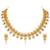 Aheli traditional goddess motif necklace and earrings jewelry set for women
