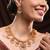 Aheli goddess lakshmi temple necklace set for women traditional indian jewelry