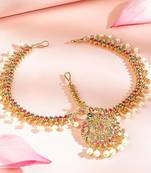 Aheli lakshmi motify traditional matha patti for women perfect for weddings festive occasions