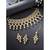 Aheli white crystal necklace earring maang tikka traditional jewellery set