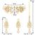 Aheli traditional white kundan choker necklace dangle earring & maangtikka ethnic jewellery set