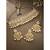 Aheli kundan studded choker necklace earrings & maang tikka set wedding jewellery set