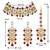 Aheli traditional maroon kundan pearl bridal choker necklace jewellery set with earring maang tikka
