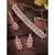 Aheli traditional kundan pearl bridal choker necklace earring maang tikka jewellery set