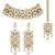 Aheli traditional kundan pearl bridal choker necklace with earring maang tikka jewellery set