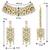 Aheli traditional kundan pearl bridal choker necklace with earring maang tikka jewellery set