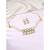 Aheli crystal pearl traditional ethnic bridal choker necklace with earrings jewellery set
