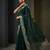 Green embellished saree with embellished blouse