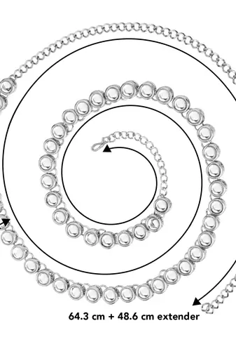 Aheli traditional jewellery wedding bridal kundan waist belt kamar bandh belly chain for women
