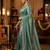 Green embellished saree with embellished blouse