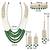 Aheli indian traditional kundan bridal necklace jewellery set with earring maang tikka for women