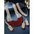 Aheli traditional kundan wedding bridal necklace jewellery set with earring maang tikka for women