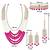 Aheli traditional kundan long necklace jewellery set with earring maang tikka for women