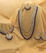 Aheli kundan bridal necklace jewellery set gift for women