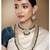 Aheli traditional kundan wedding necklace earrings jewellery set for women