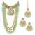 Aheli kundan bridal necklace earrings jewellery set for women