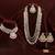 Aheli kundan bridal necklace earrings jewellery set for women
