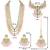 Aheli kundan bridal necklace earrings jewellery set for women