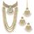 Aheli kundan faux beads studded bridal jewellery set gift for women