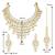 Aheli kundan choker necklace with earring maang tikka traditional jewellery set