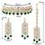 Aheli kundan green faux pearl wedding choker necklace with earring maang tikka jewellery set