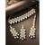 Aheli indian traditional kundan white pearl wedding bridal choker necklace with earring maang tikka