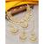 Aheli indian traditional white kundan bead choker necklace with earring mangtikka jewellery set