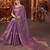 Purple embellished saree with embellished blouse