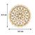 Aheli white 18k gold plated kundan beads studed round stud earrings for girls & women