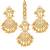 Aheli traditional jewellery kundan and pearl maang tikka earring set for women