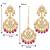 Aheli traditional jewellery kundan pearl maang tikka earring set for women