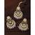 Aheli traditional kundan and pearl maang tikka earring set for women