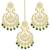 Aheli traditional jewellery kundan and pearl maang tikka earring set for women