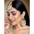 Aheli traditional jewellery kundan pearl maang tikka earring cz set for women