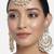 Aheli traditional jewellery kundan pearl maang tikka earring cz set for women