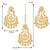 Aheli traditional jewellery kundan pearl maang tikka earring set for women