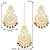 Aheli kundan studded maang tikka earring set traditional jewellery gift for women