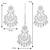 Aheli traditional kundan & pearl maang tikka with chandbali earring jewellery set for women